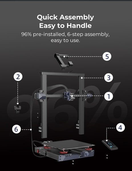 Ender-3 S1 Plus 3D Printer 300x300x300mm Sprite Extruder, CR Touch- NZ Stock Carousel 8