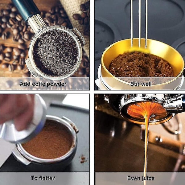 Espresso Blender Coffee Powder Manual Stirring Dispenser Needle Carousel 3