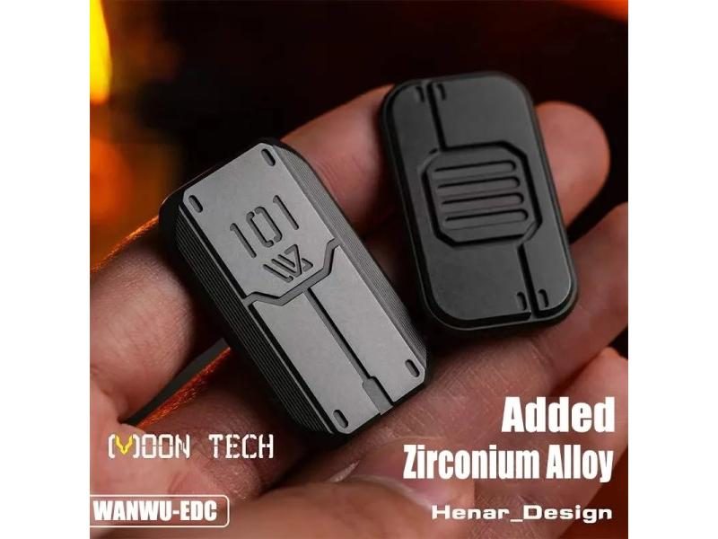 WANWU EDC Reactive Armor Shield Slider Defense Tungsten Copper Moon Surface Carousel 2