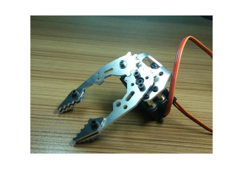 Metal Robot Arm Claw Manipulator Robotic Gripper Aluminum Handle With MG996r Carousel 1