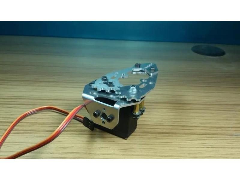 Metal Robot Arm Claw Manipulator Robotic Gripper Aluminum Handle With MG996r Carousel 1