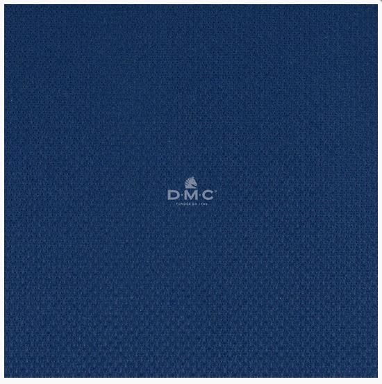 DMC Cross X Stitch Aida Cloth Navy 14ct Size 38x45cm Fabric Precut Carousel 1