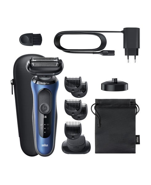 Braun Series 6 Wet & Dry Electric Shaver With Beard Trimmer Head Carousel 2