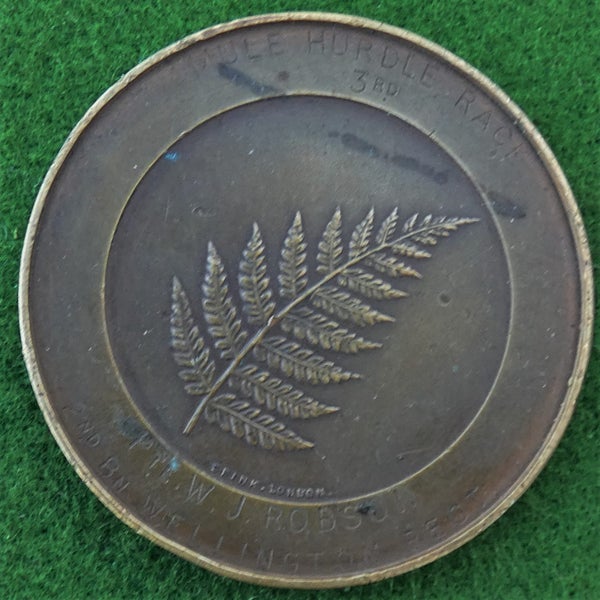 MAORI Warrior MOKO & MERE WW1 era Sport PRIZE MEDAL Kiwi N.Z. Division B.E.F. Carousel 2