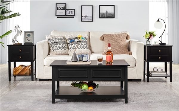 1 Pair Side Tables Carousel 1