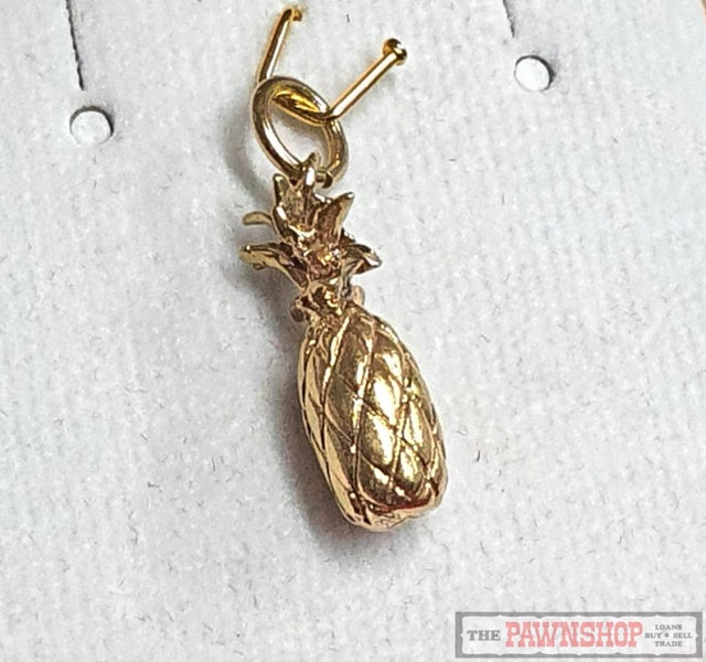 14kt Yellow Gold Pineapple Pendant/Charms Carousel 2