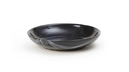 Marble Saucer - Black (13cm) Carousel 1