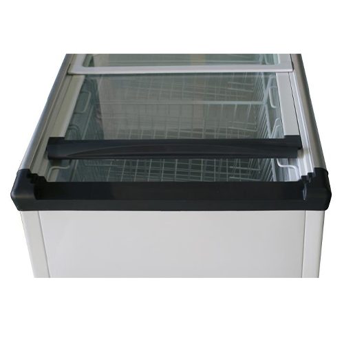 355L Commercial Sliding Glass Top Chest Freezer Ice Cream Display Service 1.27m Carousel 2