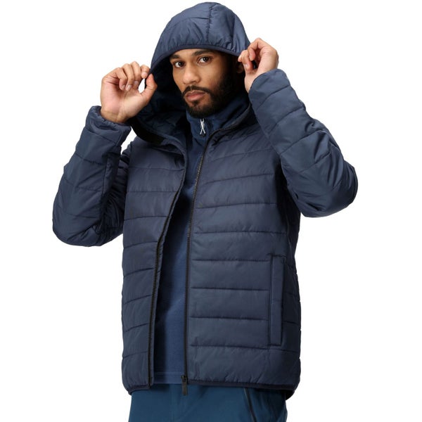 Regatta Mens Helfa Insulated Quilted Hooded Jacket Coat Carousel 4