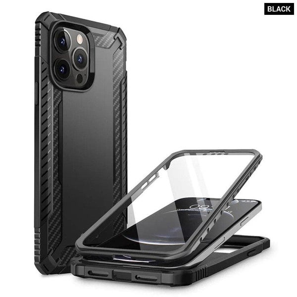 Full-body Rugged Dual Layer Bumper Case with Built-in Screen Protector for Ip... Carousel 1