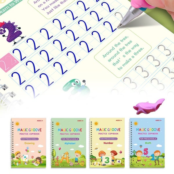 Magic Practice Copybook for Kids Reusable Handwriting Workbooks for Preschools Carousel 2