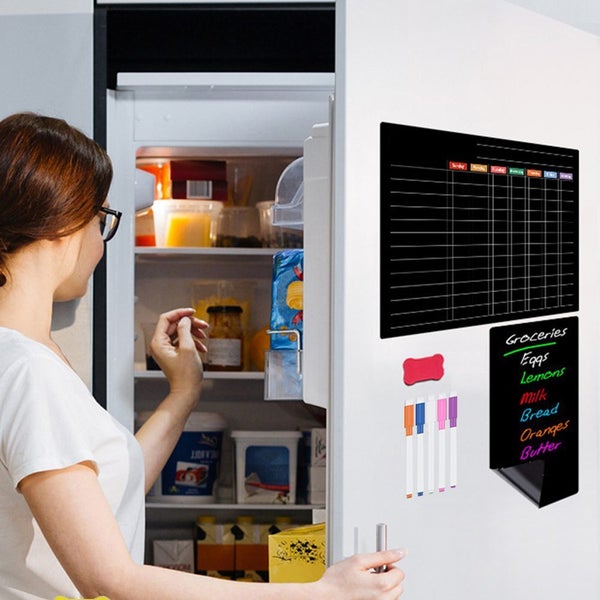 Magnetic Dry Erase Calendar for Refrigerator Monthly Planner Whiteboard Sheet Carousel 6