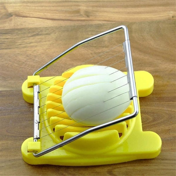 Hard Boiled Egg Slicer - Stainless Steel Wires Non-Slip Feet Dishwasher Safe Carousel 3