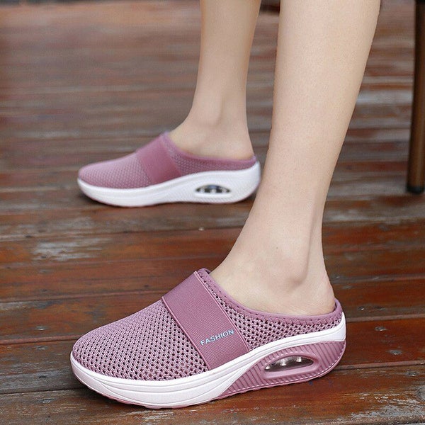 Lightweight Comfortable Package Head Slippers Female Thick Bottom Air Carousel 2