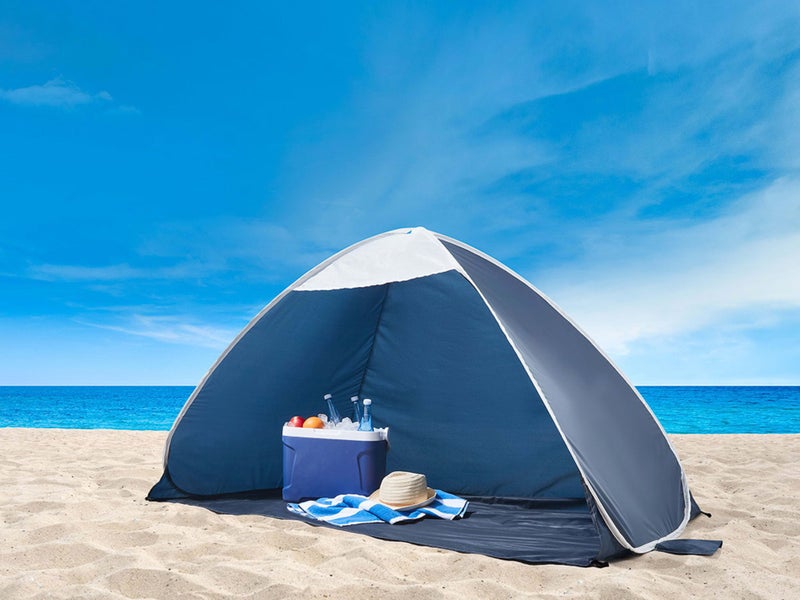 Pop-Up Beach Shelter & Sun Shade with UPF50+ Protection - 196cm x 117cm Carousel 2