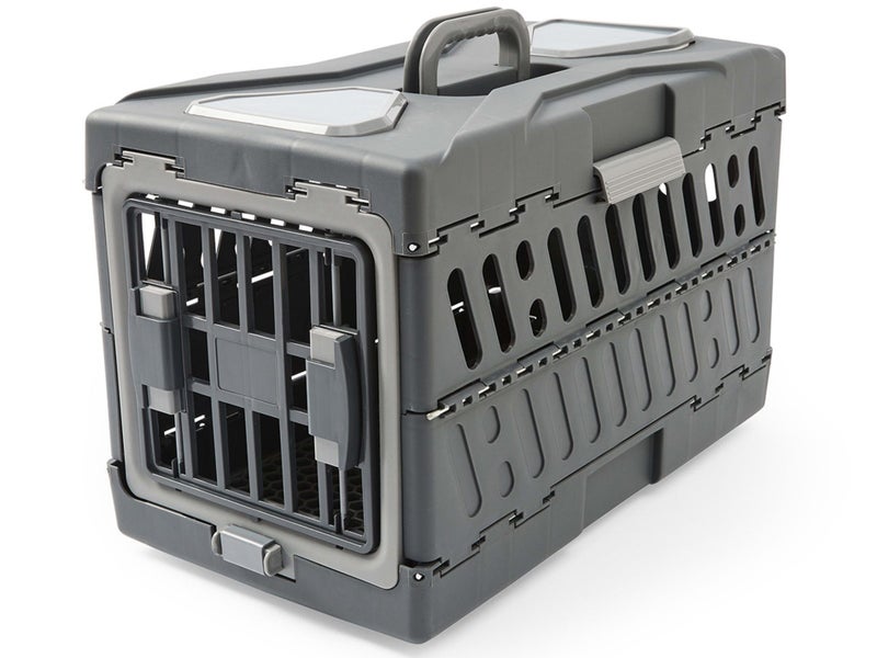 Collapsible Plastic Pet Carrier 55cm x 32cm x 36cmH *RRP $65.00 Carousel 1