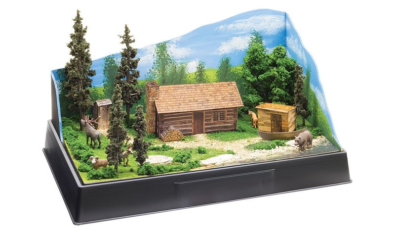 Woodland Scenics SP4239 Cabin Kit Carousel 2