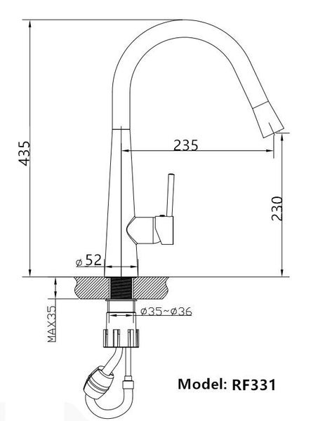 Kitchen Tap Pull Out Pin Lever $240 Carousel 9