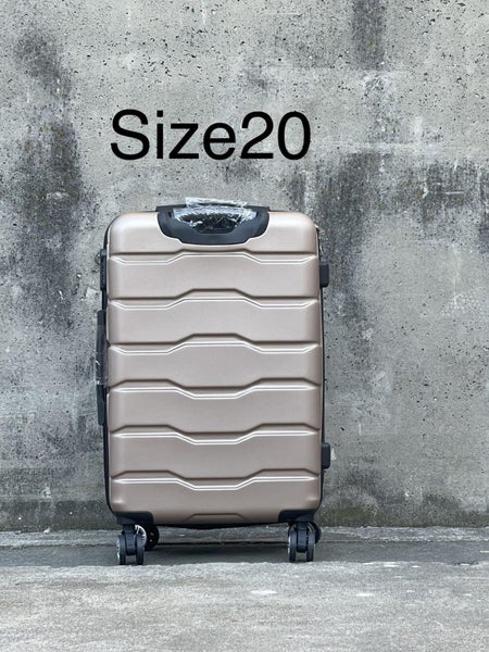 20" ORANGE RED 360 Spanner 4 Wheels ABS Hardcase Travel Suitcase Luggage Carousel 1