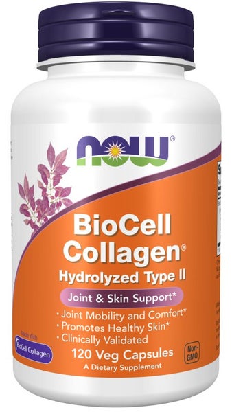 now BioCell Collagen Hydrolysed Type II 120 Veg Capsules Carousel 1