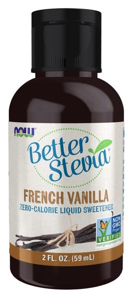 now BetterStevia® Liquid, French Vanilla 59 ml Carousel 1