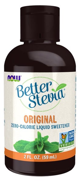 now BetterStevia® Liquid, Original 59 ml Carousel 1