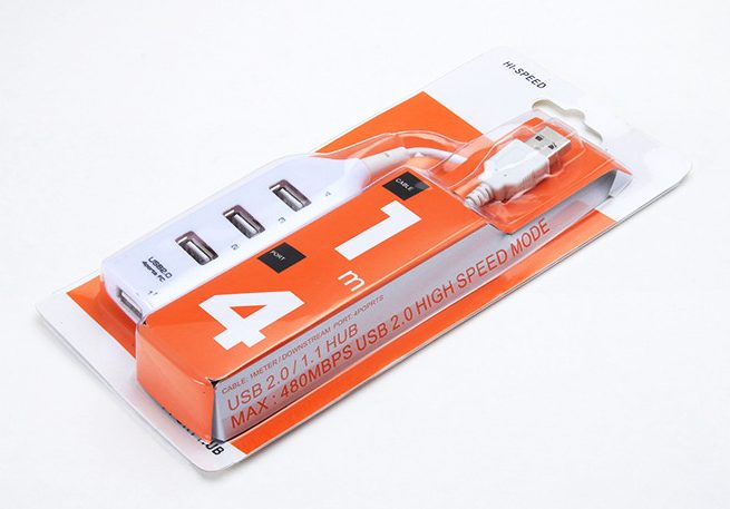 4 Port USB 2.0 HUB Splitter Carousel 1