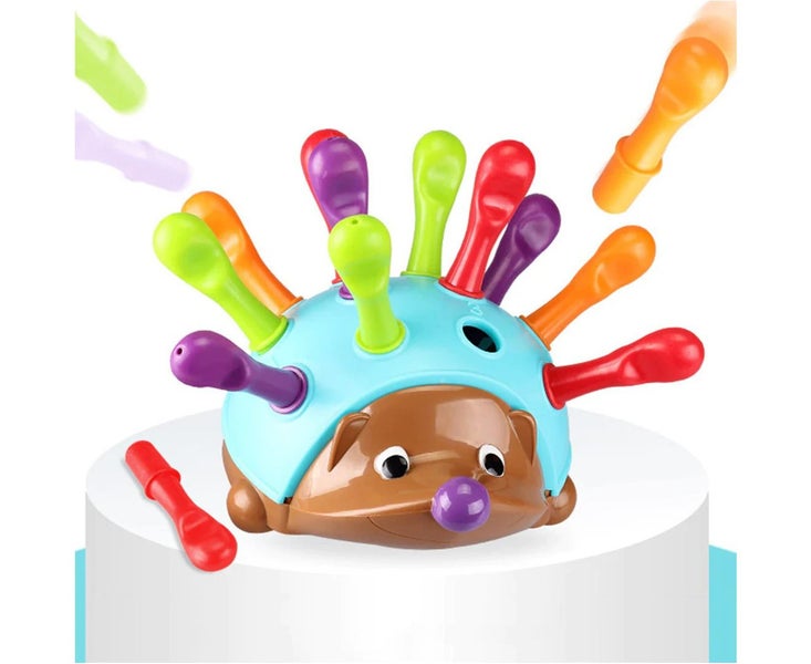 Cute Colorful Spike Hedgehog Sensory Gadget Early Learning Children Toy Gift Carousel 1
