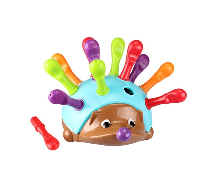 Cute Colorful Spike Hedgehog Sensory Gadget Early Learning Children Toy Gift Carousel 2