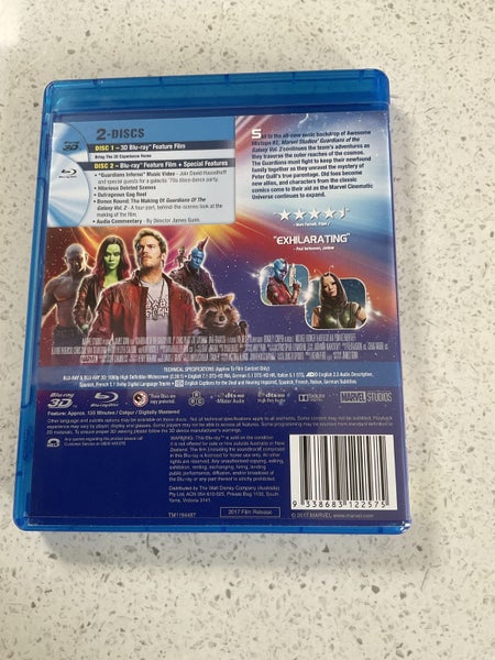 GUARDIANS OF THE GALAXY VOL 2 3D BLURAY ONLY Carousel 2
