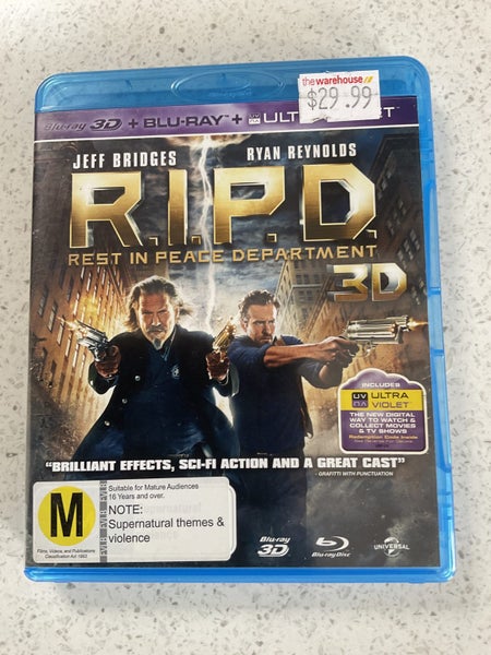 R.I.P.D REST IN PEACE DEPARTMENT 3D BLURAY ONLY Carousel 1