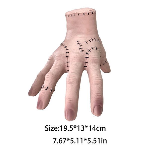 Wednesday Addams Pvc Thing Hand Cosplay Addams Family Figurine Home Carousel 6