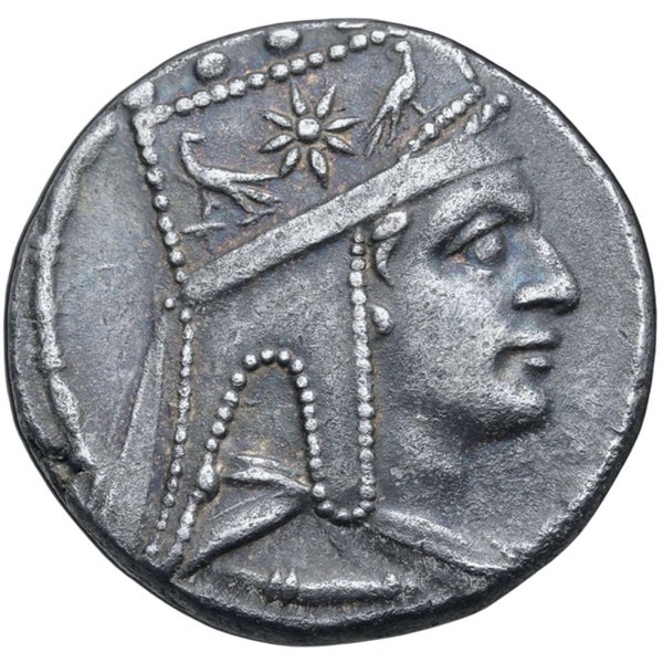 Tigranes II 'the Great' AR Silver Tetradrachm. 80 - 68 C. ACV 31 Carousel 1