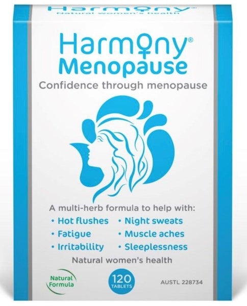 Harmony Menopause Support 120 tablets *** SALE ***Pakuranga Pharmacy** Carousel 1