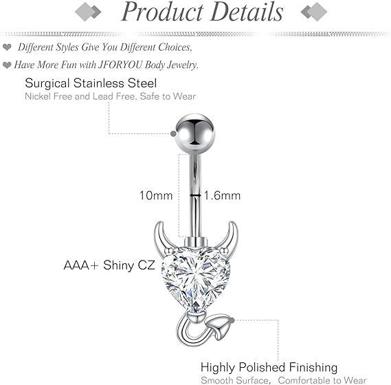 Belly Button Rings Belly Bars for Women 5 PCS Set62995660404993111
