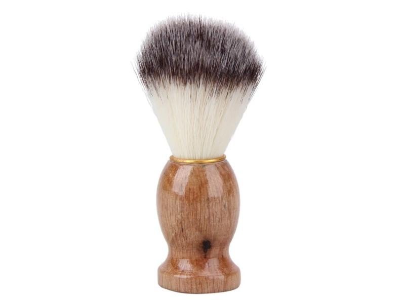Badger Hair Men's Shaving Brush For Facial Beard Cleaning Tool Carousel 1