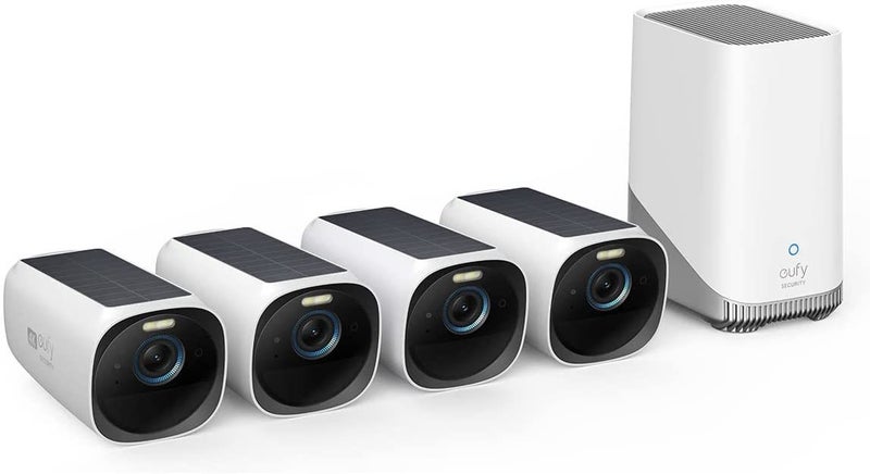 Eufy Security eufyCam 3 4K Solar Wire-Free 4 x Camera System Carousel 1