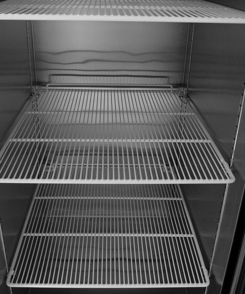 670L Commercial Single Glass Door Upright Stainless Steel Display Freezer Carousel 2