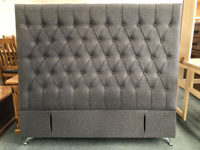 Chicago King Single Headboard Grey $299 Carousel 1