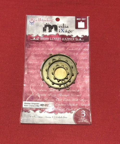 Spellbinders Bezels Set of 4 MB1-A/B Set Carousel 2