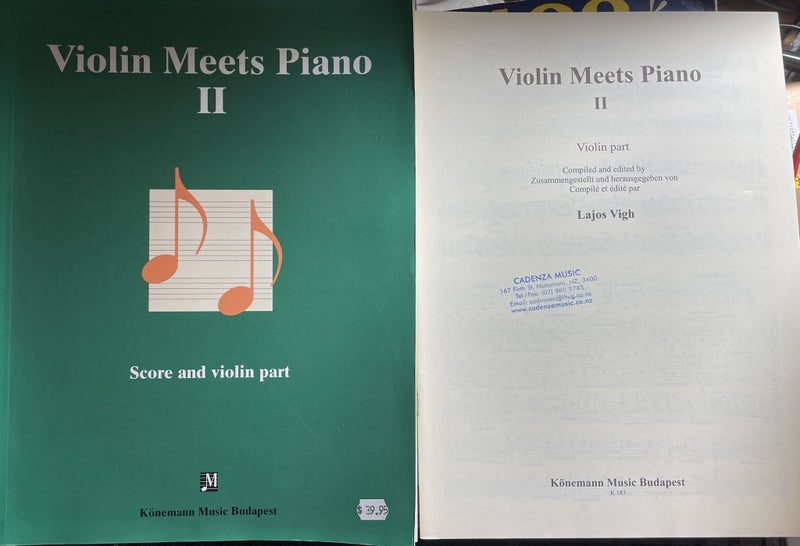 Violin Meets Piano II Score and Violin Part Carousel 1