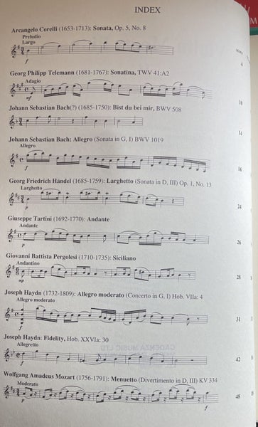 Violin Meets Piano II Score and Violin Part Carousel 2