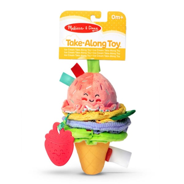 Melissa & Doug Ice Cream Take-Along Pull Toy Playset Carousel 1