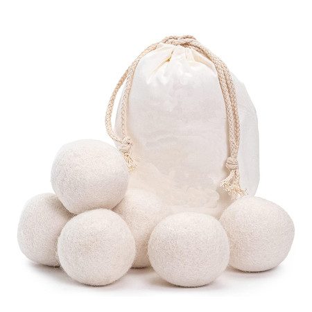 Wool Dryer Balls, Natural Fabric Softener, Reusable (6Pcs) Carousel 10