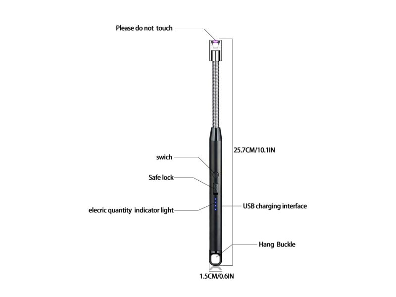 Electric Lighter Black Carousel 2