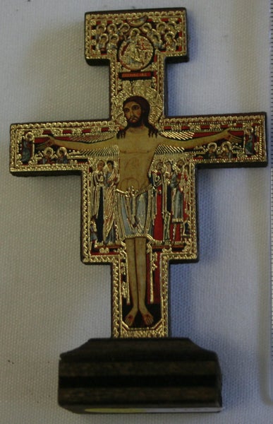 STANDING SAN DAMIANO CRUCIFIX 14CMS Carousel 1