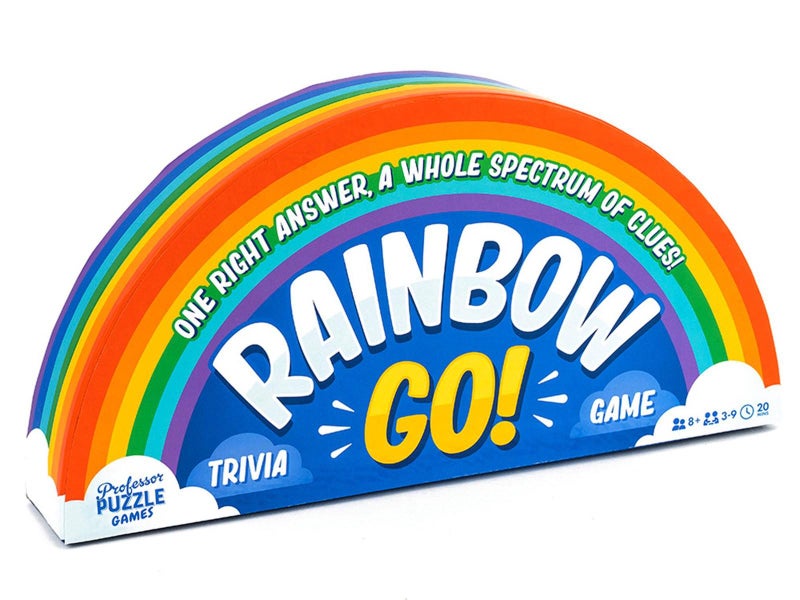 Professor Puzzle Rainbow Go Fast-Pace Trivia Gm Carousel 1