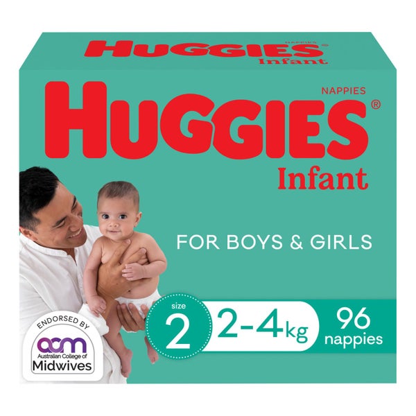 Huggies Infant Jumbo Nappies - Size 2 Carousel 2