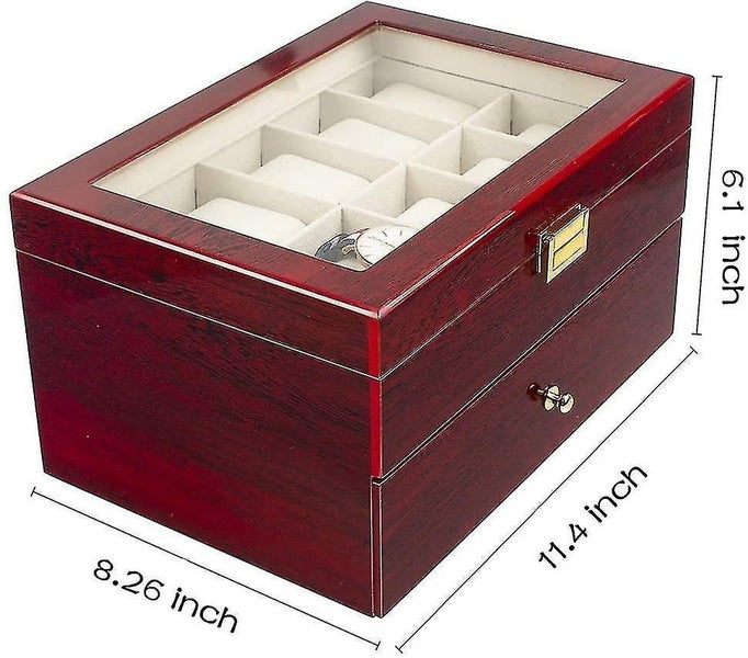 Men Top Wodden Watch Display Carousel 2