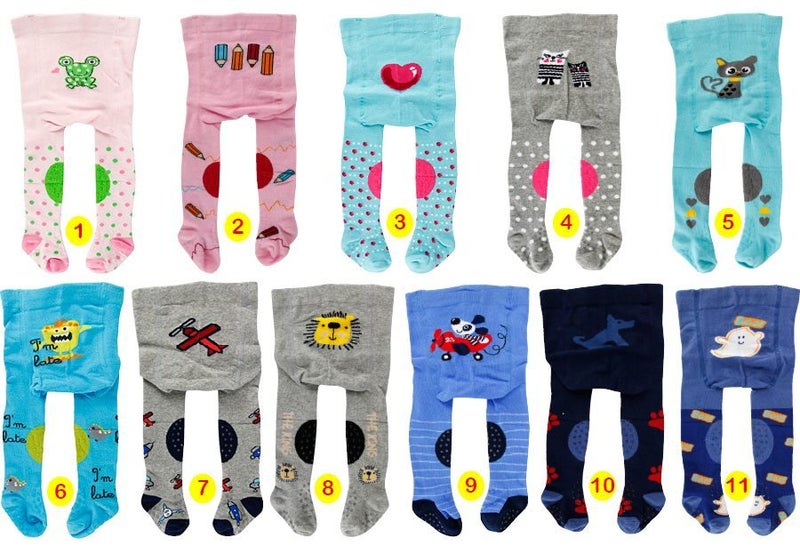 Clearance Sell - Any 2 Baby Crawler tights Carousel 7